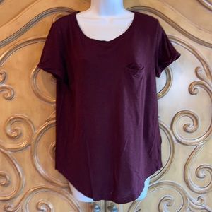 H&M burgundy Tee